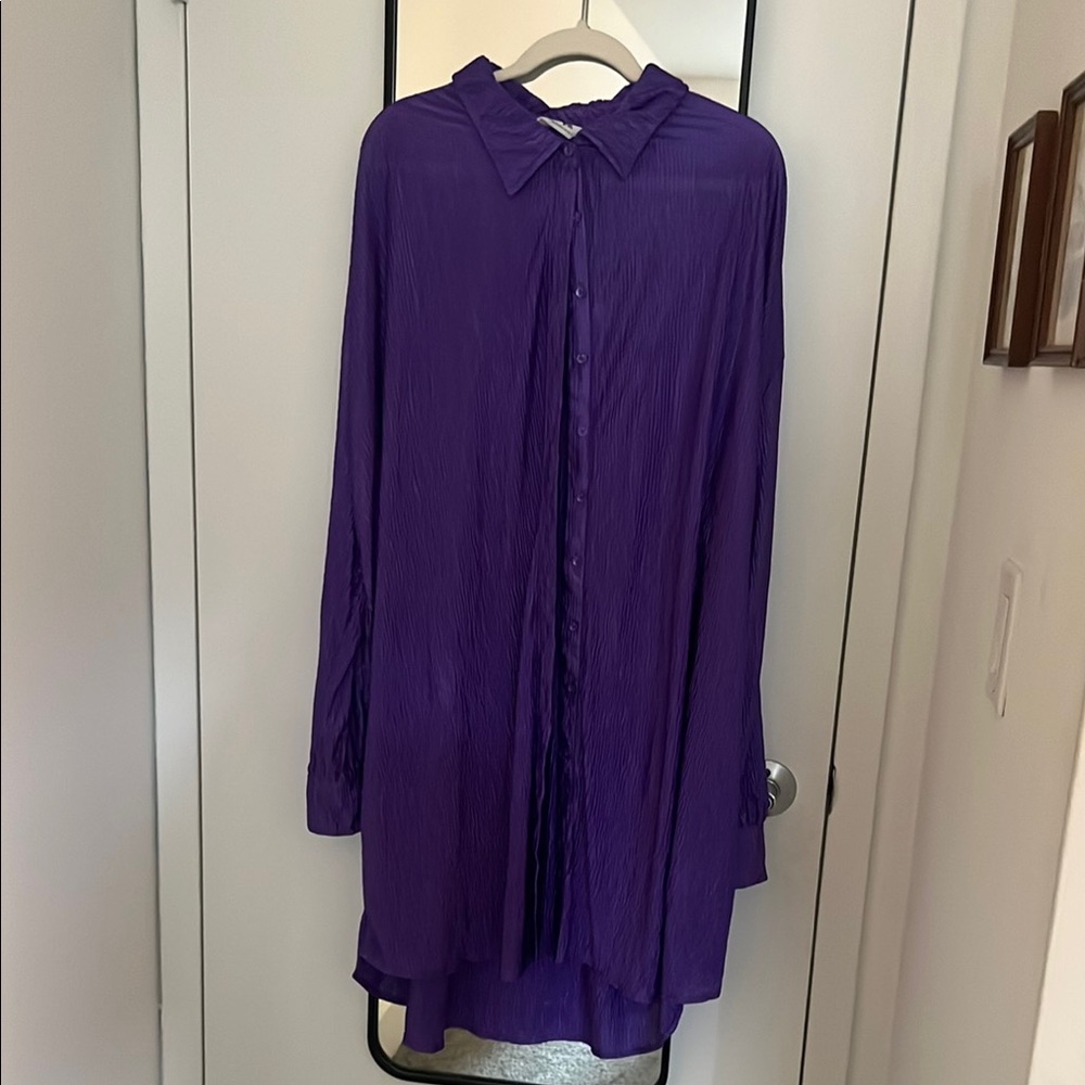 Showpo Purple Long Sleeve Dress